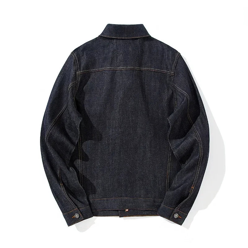 DOIYTTS Men's Casual Jacket - Spring/Autumn Polyester Outerwear with Pockets