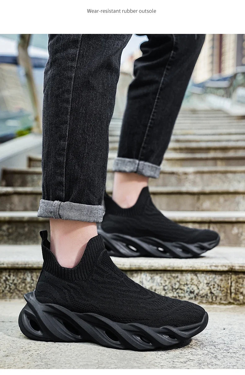 ChouNiZaDi Men's Mesh Casual Shoes – Breathable, Stylish Sneakers for Everyday Comfort