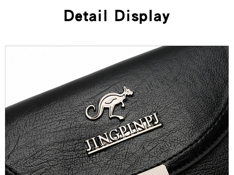 NoEnName_Null PU Shoulder Bag for Women – Soft Square Design with Interior Compartments