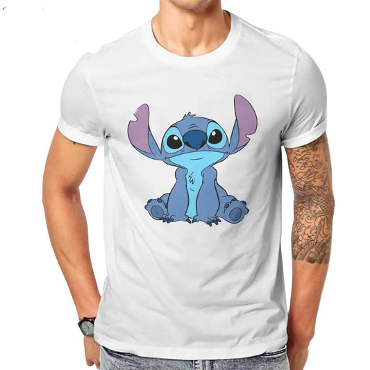 Disney Casual O-Neck Cotton Print Tee – Comfortable and Stylish for All Seasons
