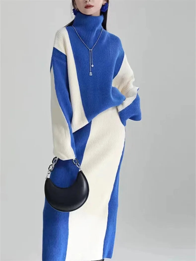 NoEnName_Null Women's Winter Splice Plush Scarf – Stylish & Cozy Casual Accessory