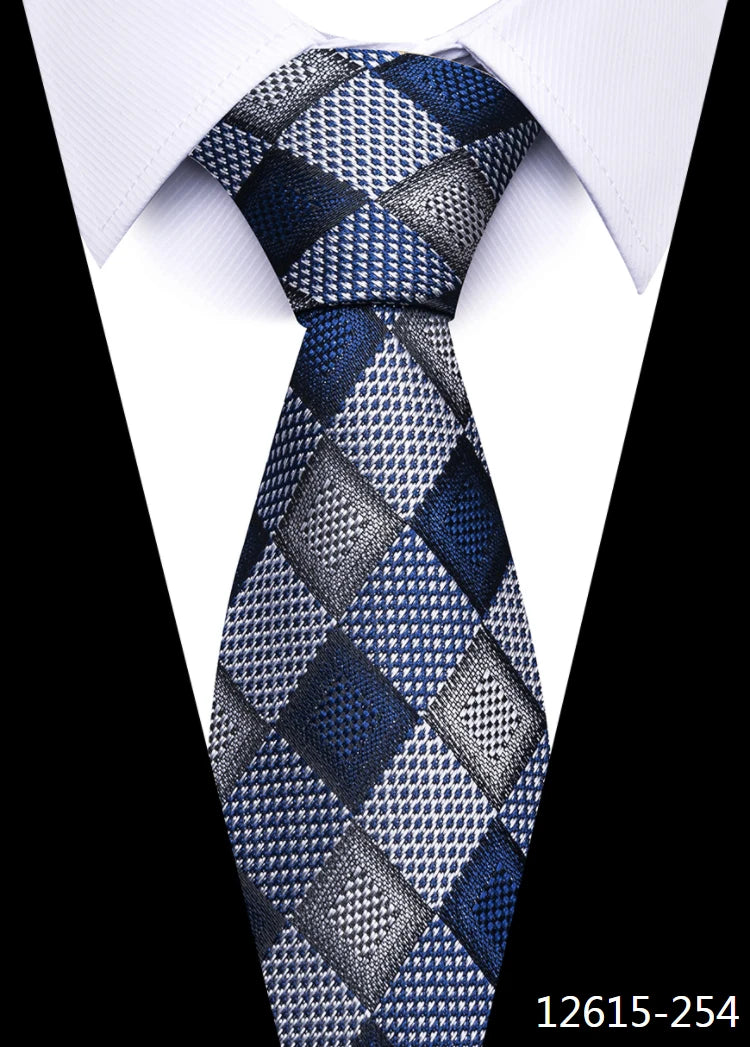 Dark Blue wedding Neck silk Tie 