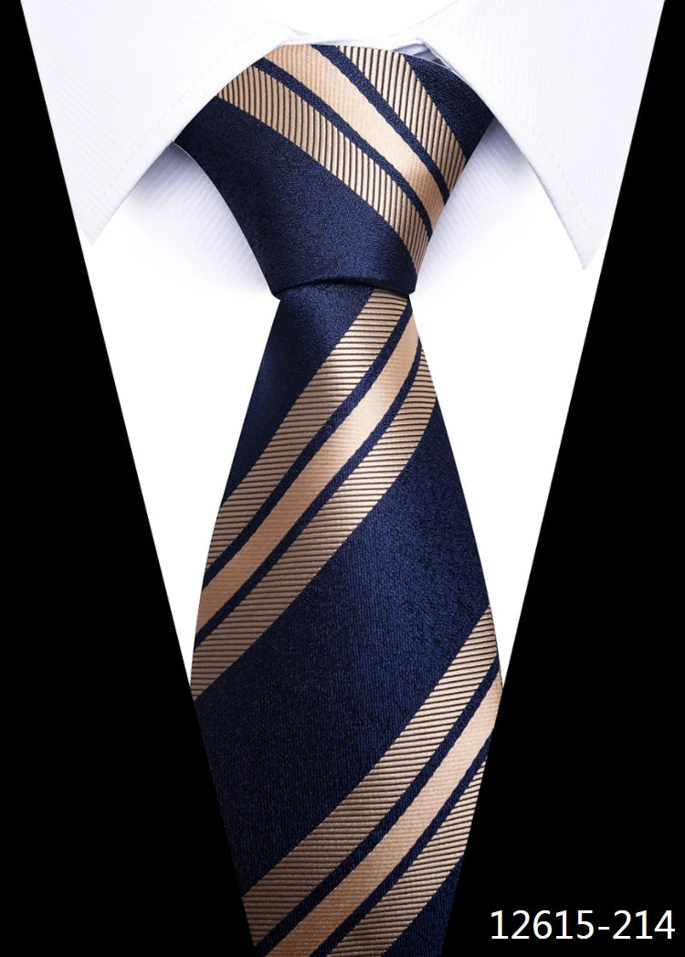 Dark Blue wedding Neck silk Tie 