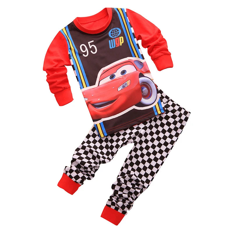 Disney Unisex Cartoon Print Cotton Pajamas for Kids (Ages 4-6Y)