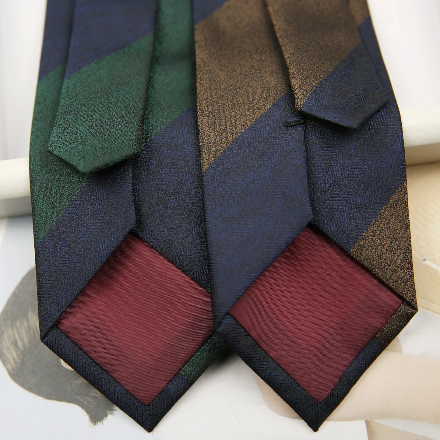 Title: Striped Polyester Neck Tie