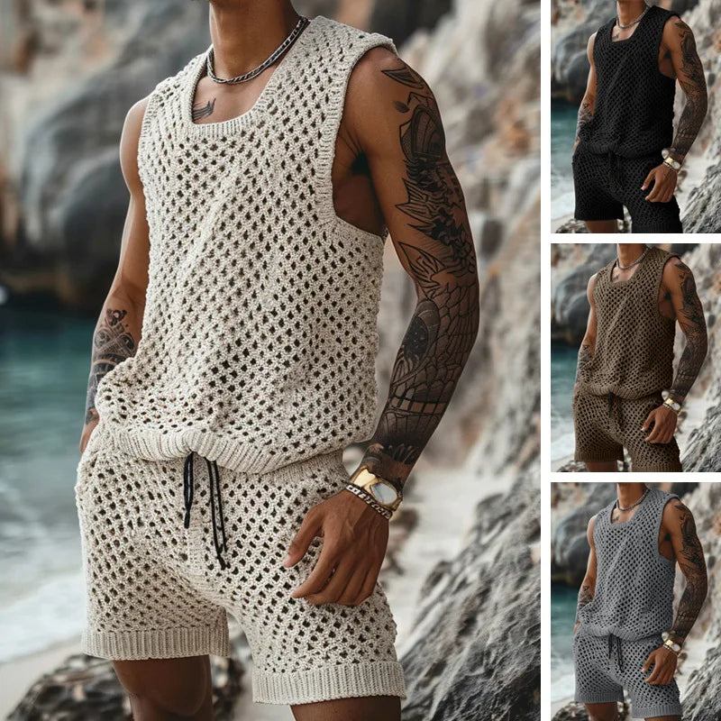 Benefit Mankind Men’s Casual Sleeveless Polyester Summer Tank Top
