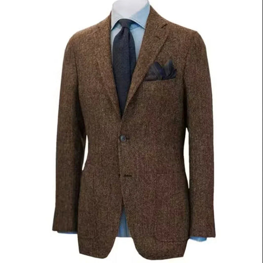 Title: Men's Smart Casual Business Suit Jacket