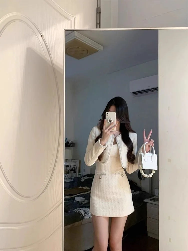 Matakawa Women's Casual A-Line Strapless Pullover Dress – Autumn/Winter Mid-Calf Length