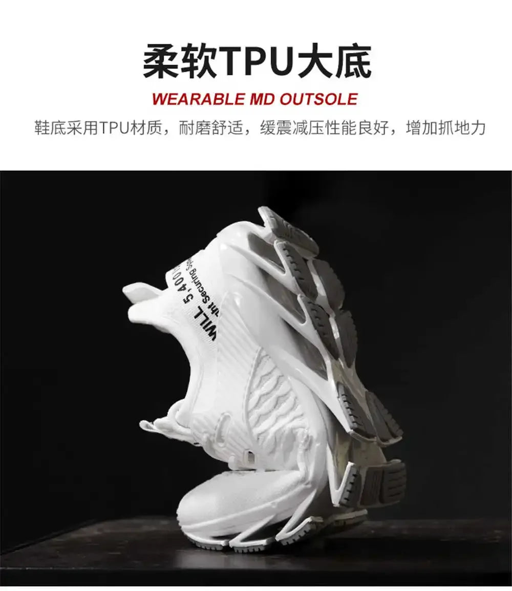 Hundunsnake Men's Breathable Mesh Lace-Up Sports Loafers - Stylish & Comfortable Casual Shoes