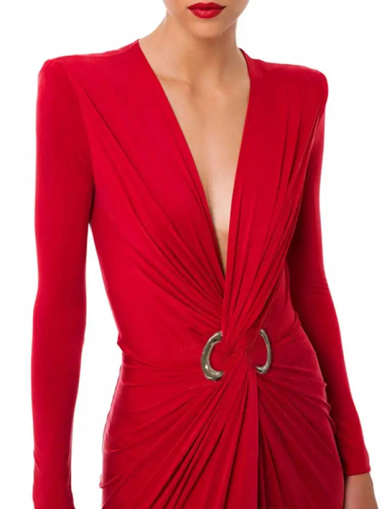 UOOZEE Women's A-Line Ankle-Length Dress