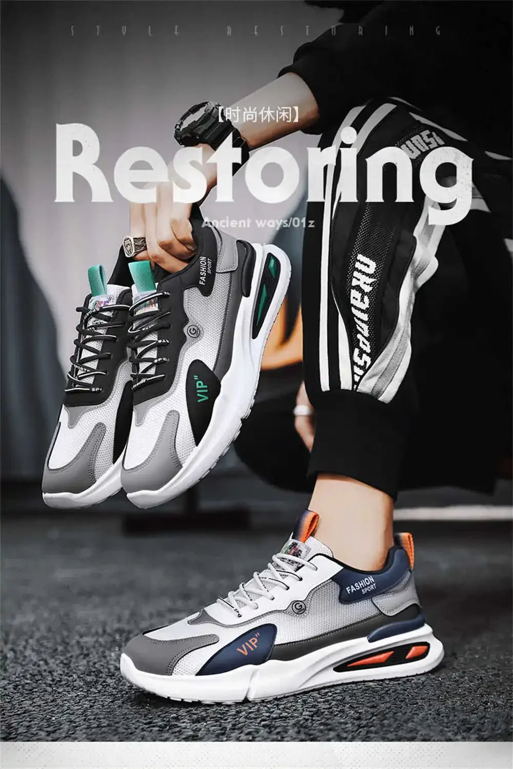 Meinianguan Men's Breathable Canvas Lace-Up Casual Sneakers - Comfortable & Stylish Shoes