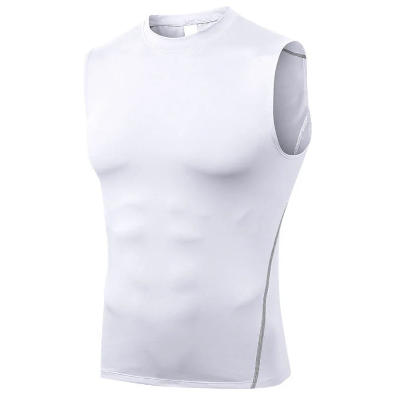 Chen Asta Men's Sports Tank Top - Polyester Spandex Running Shirt for Summer Travel & Fitness
