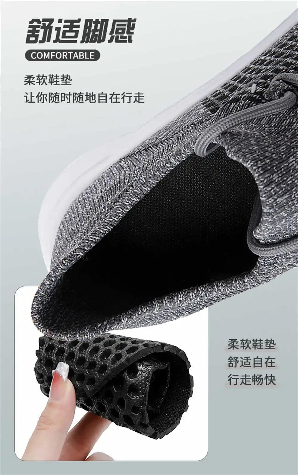 Hundunsnake Men's Breathable Mesh Lace-Up Sports Loafers - Stylish & Comfortable Casual Shoes