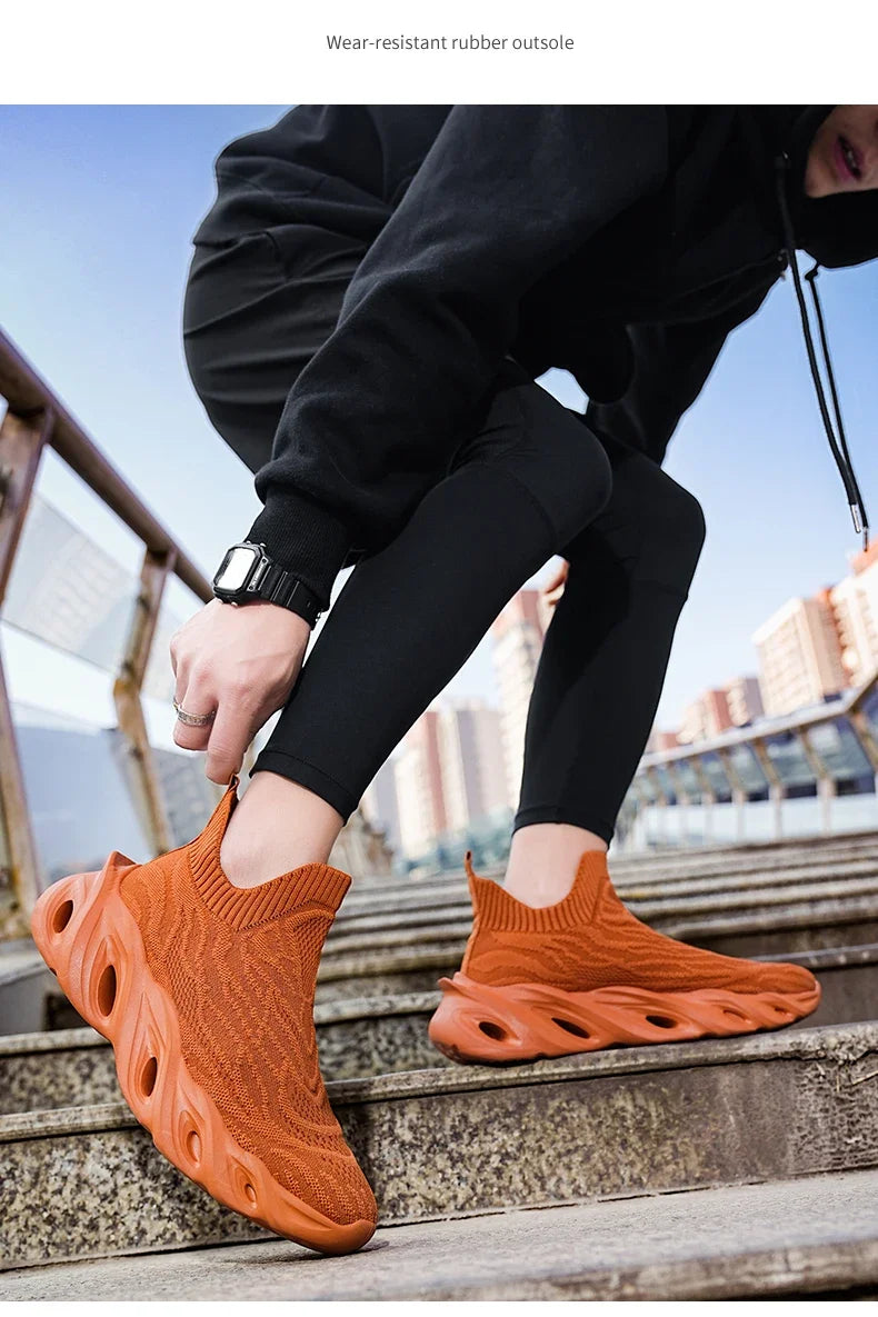 ChouNiZaDi Men's Mesh Casual Shoes – Breathable, Stylish Sneakers for Everyday Comfort