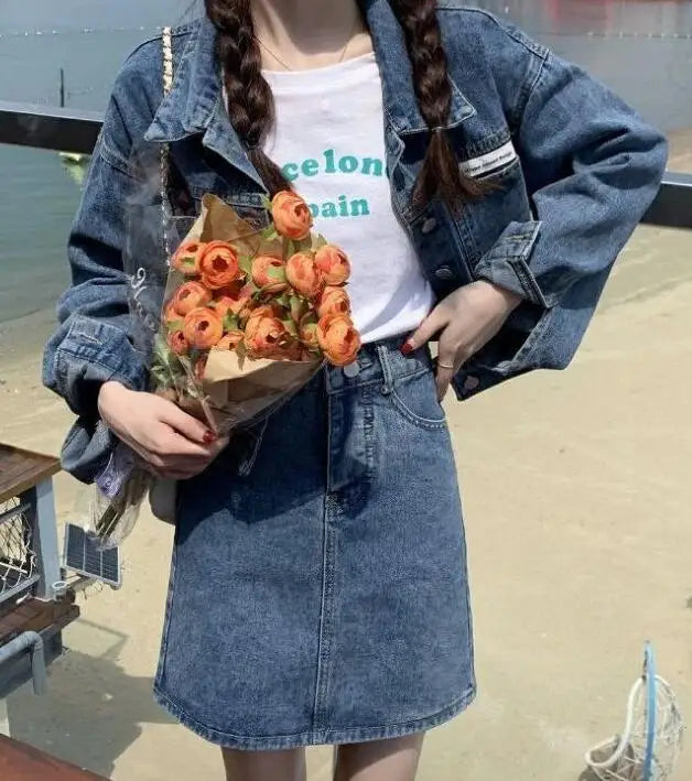 VXO Women's Mori Girl Style Denim Dress – Spring/Summer Collection