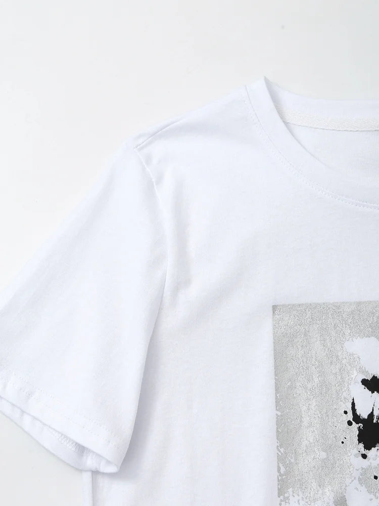 A sexy and stylish solid color tee for women made with high-stretch polyester spandex blend