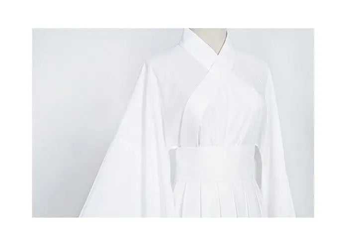 Chinese Traditional Clothing Handfu Lady Black and white Tops Skirt Suit Underwear Ancient Home Pants