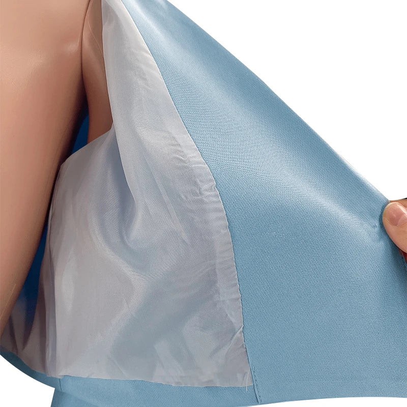 NoEnName_Null Women's Casual Autumn/Winter 2-Piece Set with High-Waist Flare Pants and Notched Collar Top