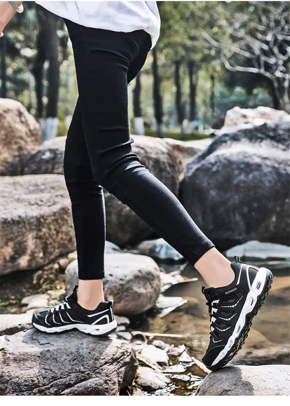 Wolf Who Men’ss Breathable Mesh Sneakers - All-Terrain Quick Drying Casual Sports Shoes