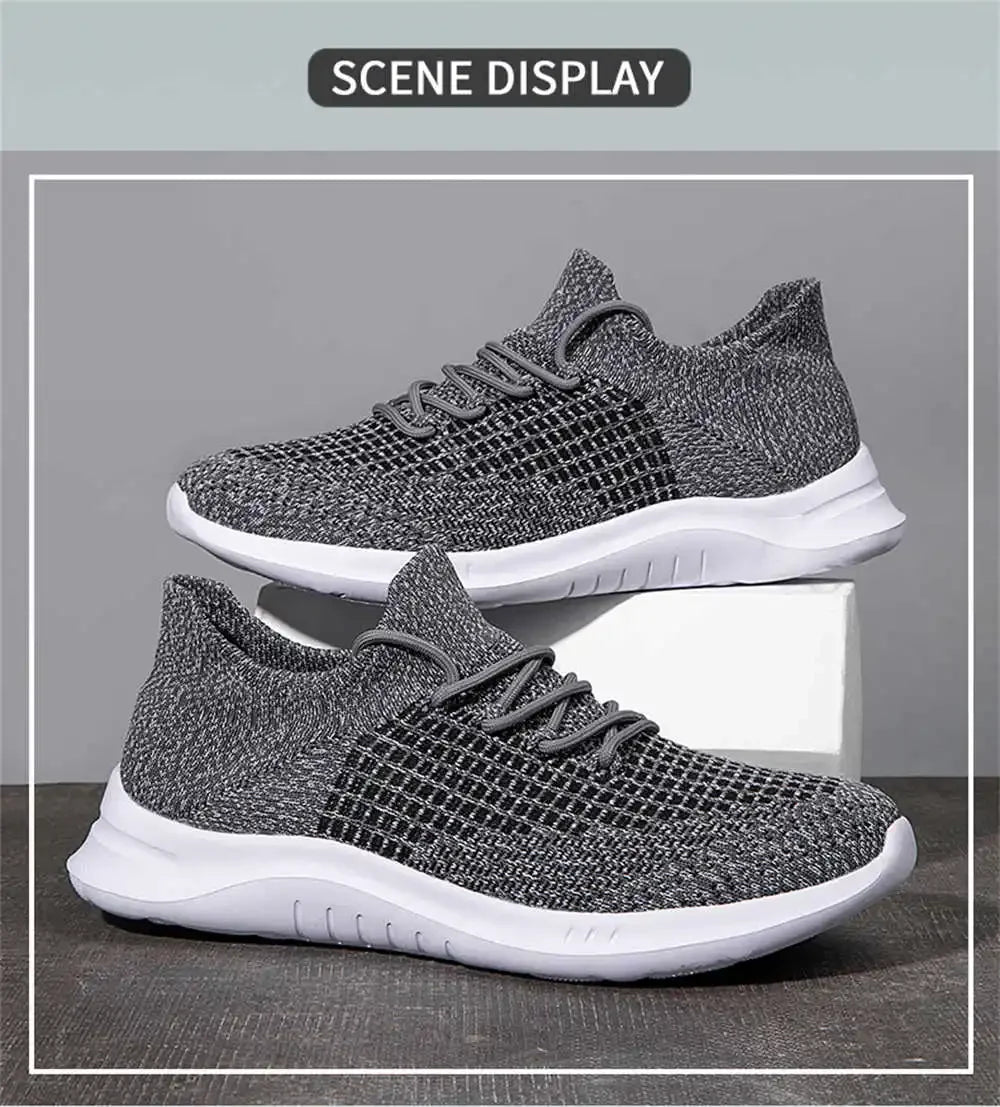 Hundunsnake Men's Breathable Mesh Lace-Up Sports Loafers - Stylish & Comfortable Casual Shoes