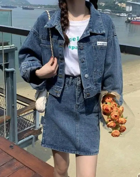 VXO Women's Mori Girl Style Denim Dress – Spring/Summer Collection