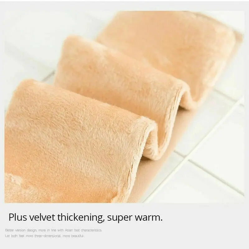 NoEnName_Null Fleece Thermal Christmas Socks – Perfect for Winter, Gift & Decoration