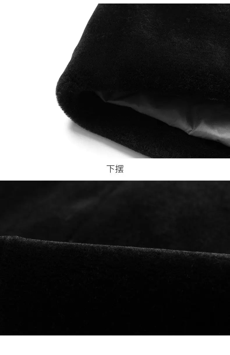 NoEnName_Null Men’s Casual Wool Blend Trench Coat – Stylish, Warm, and Perfect for Autumn & Winter