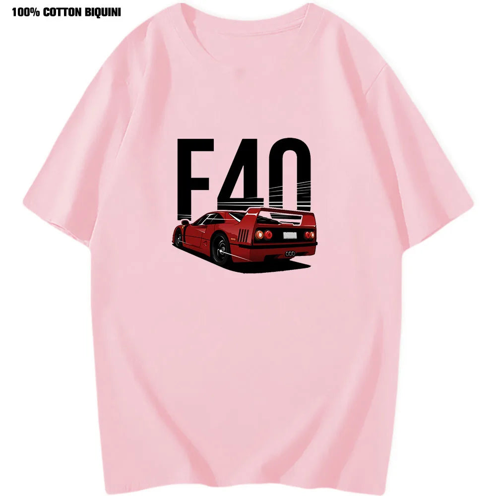 BIQUINI Men's Casual O-Neck Cotton Print Tee - Breathable and Moisture-Wicking for Spring & Summer