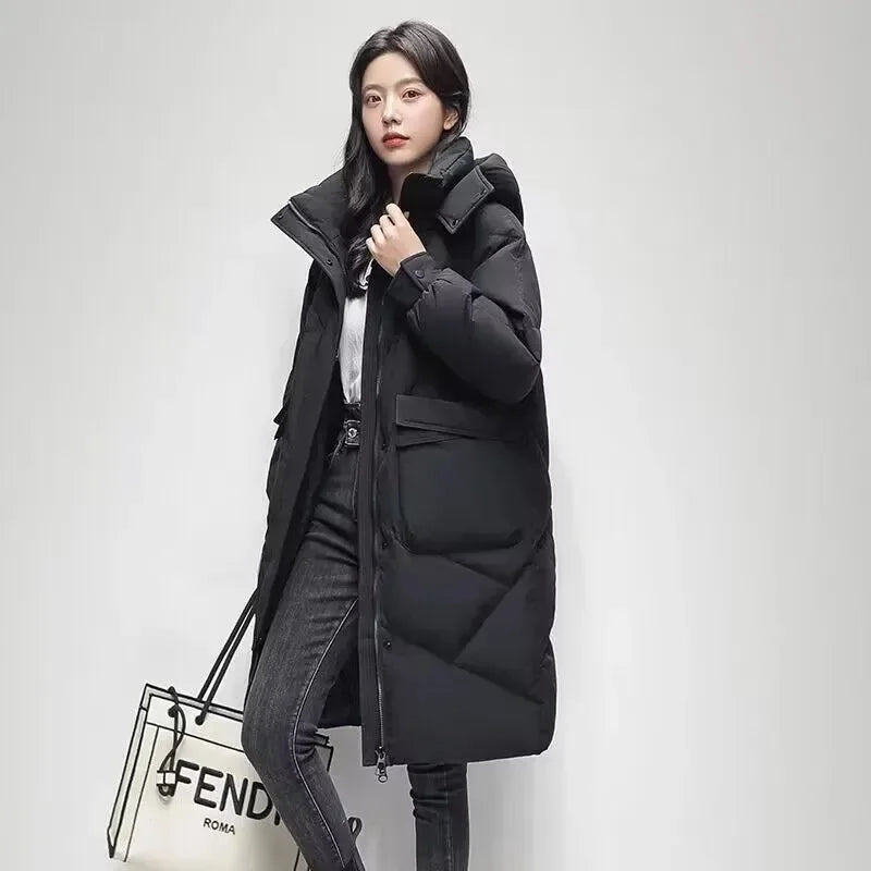 Women’s Hooded Winter Jacket - Warm & Stylish