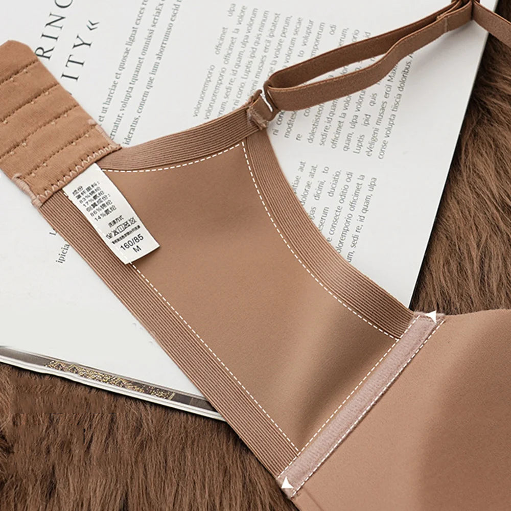 YJSFG HOUSE Seamless Wireless Push-Up Bra – Soft Comfort & Full Cup Design