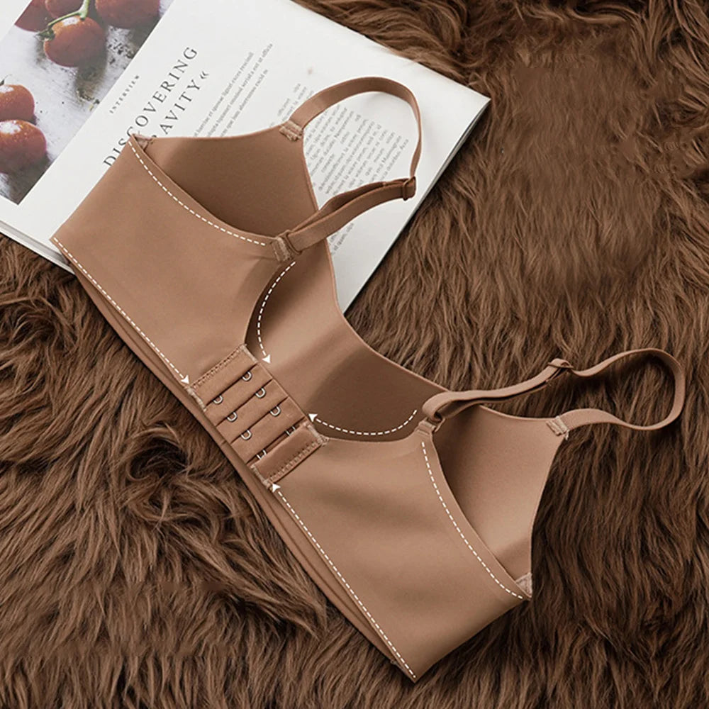 YJSFG HOUSE Seamless Wireless Push-Up Bra – Soft Comfort & Full Cup Design