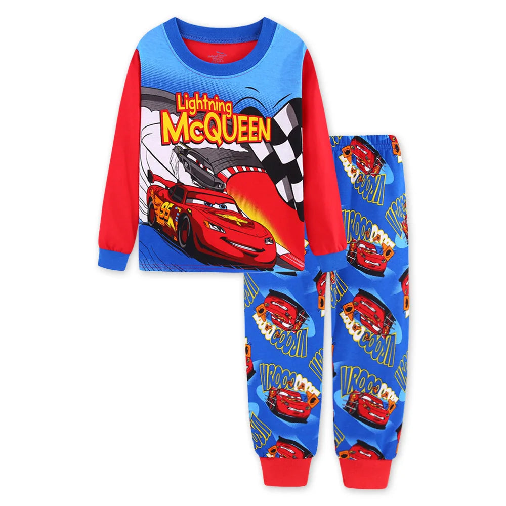 Disney Unisex Cartoon Print Cotton Pajamas for Kids (Ages 4-6Y)
