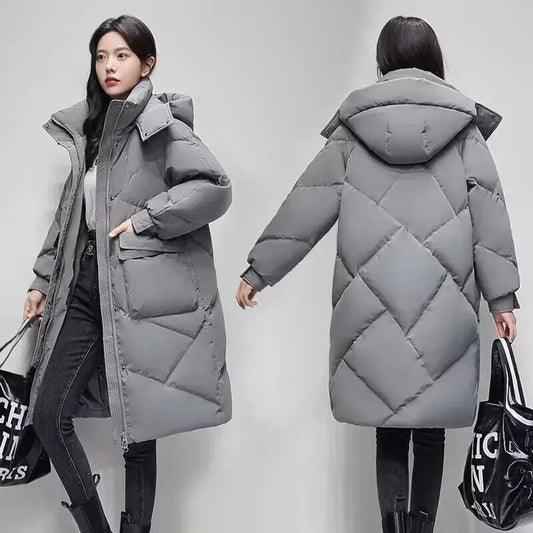 Women’s Hooded Winter Jacket - Warm & Stylish