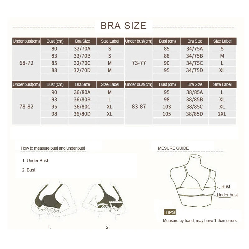 Women’s Soft Push-Up Bra – Comfort & Style
