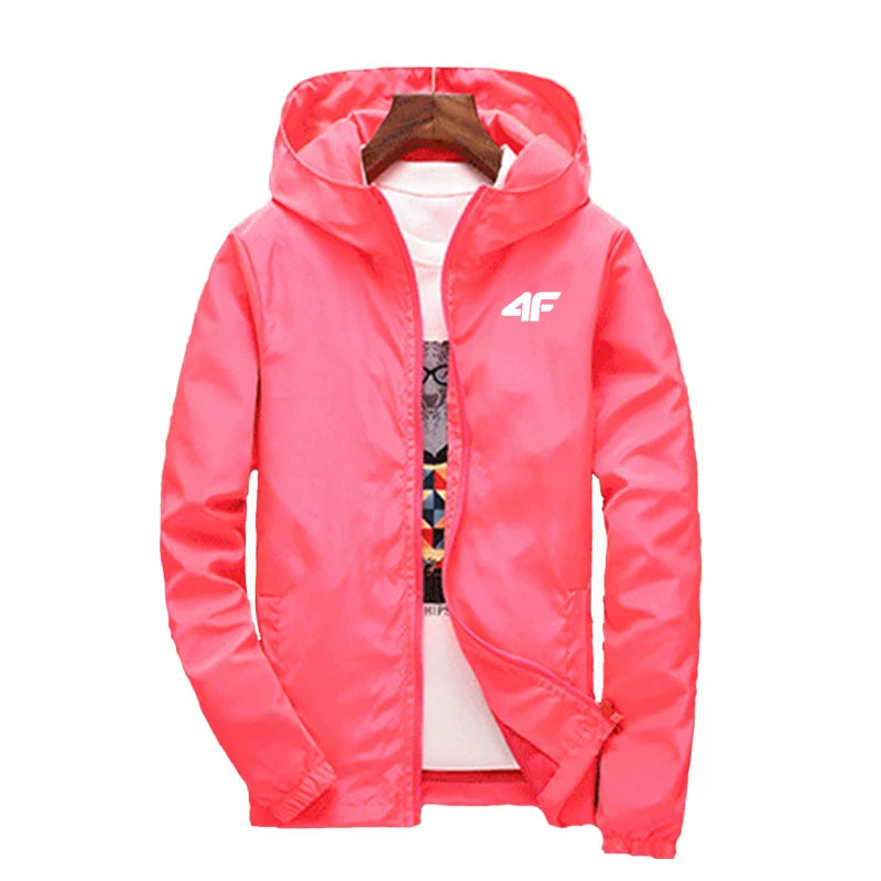 Kappa Men's Luxury Brand Windbreaker Jacket – Waterproof, Multi-Pocket, Casual Autumn & Winter Outerwear