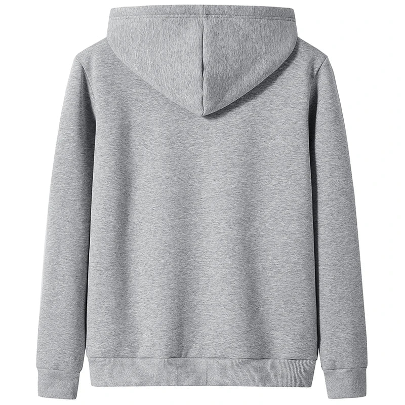 UNION ARMY Men’s Thick Hooded Sweatshirt with Zipper - Casual Sportswear, Regular Fit, Winter-Ready