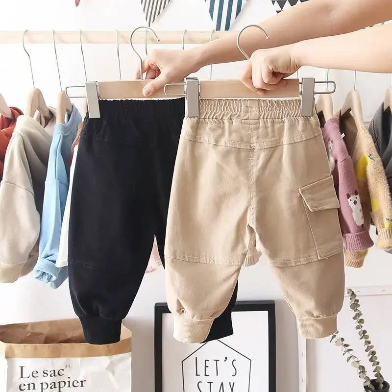 Bonkawoo Unisex Cargo Pants for Kids (Ages 4-6Y) – Comfortable, Stylish, and Perfect for Daily Wear