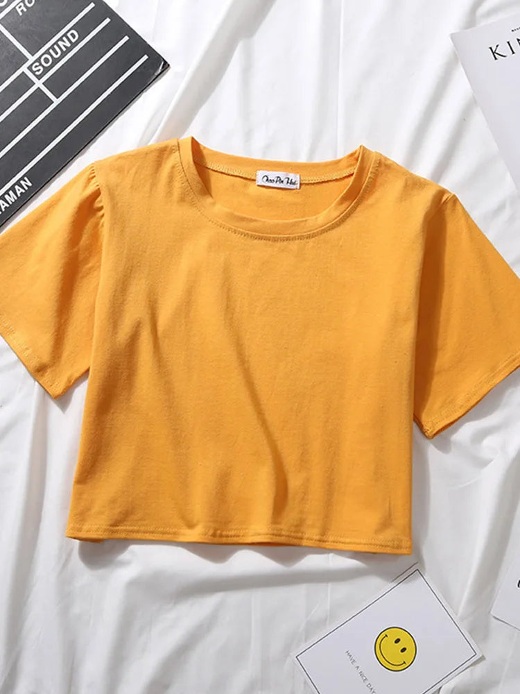 Women's Casual O-Neck Loose Fit Short Sleeve Tee – Summer 2025 | Dozw