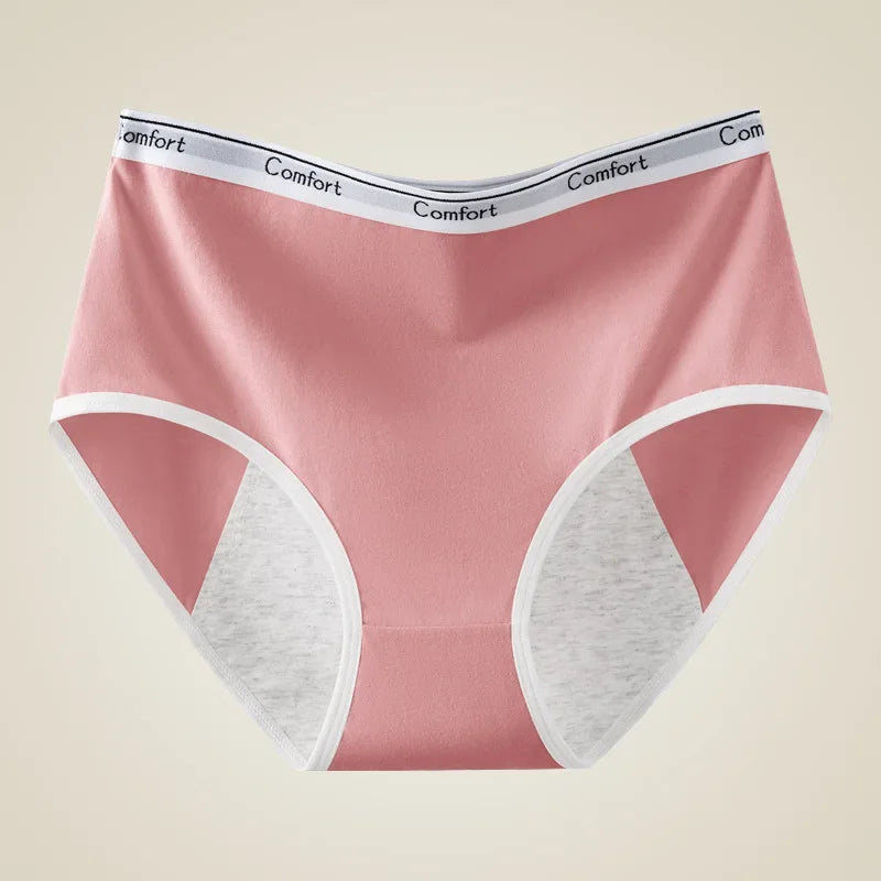 Chen Asta Women High-Rise Cotton Briefs Comfortable & Soft Menstrual Panties (Multiple Sizes)