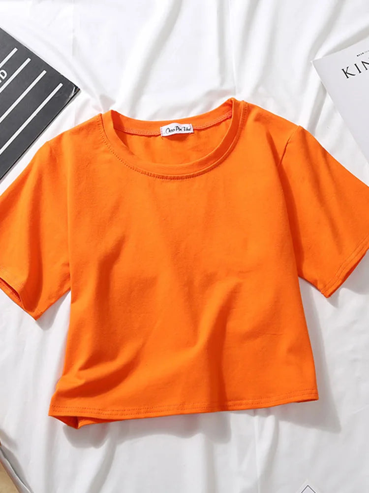 Women's Casual O-Neck Loose Fit Short Sleeve Tee – Summer 2025 | Dozw