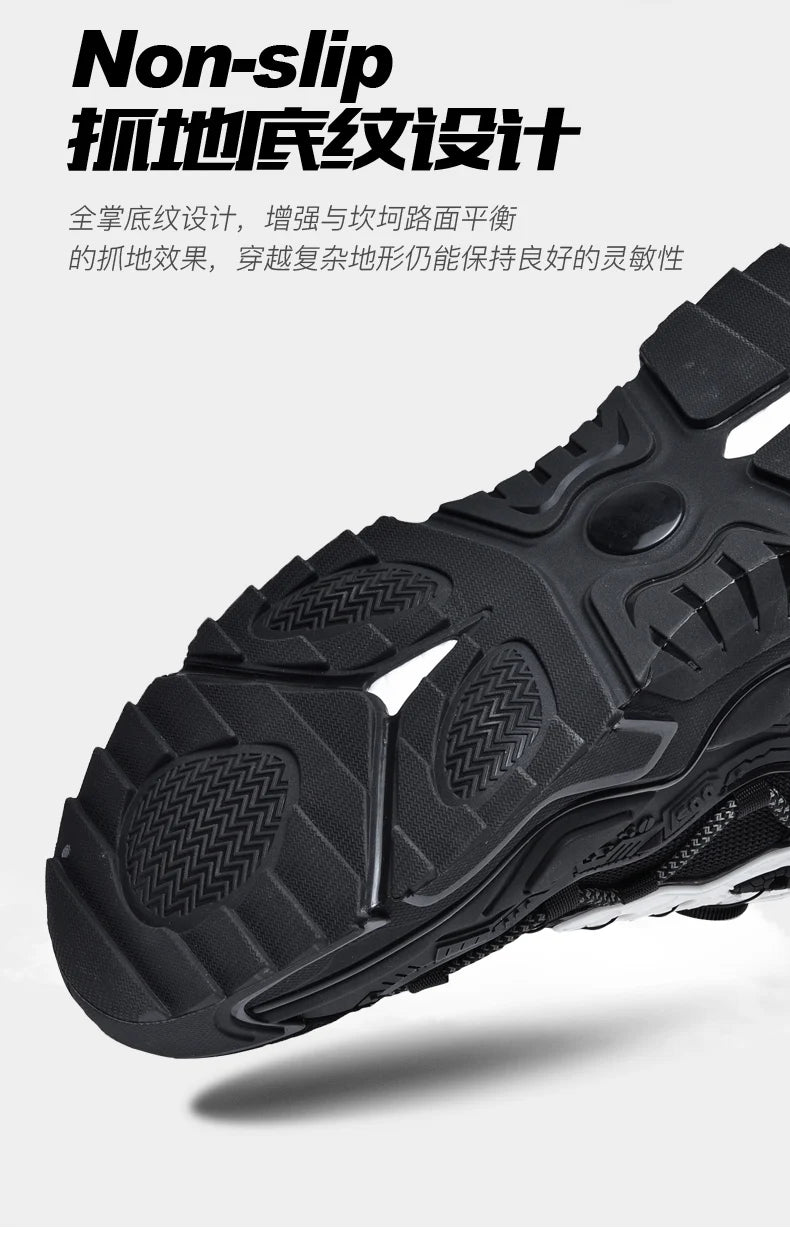 Yuzhy Men's Breathable Casual Lace-Up Shoes - Winter-Ready, Anti-Odor Sneakers