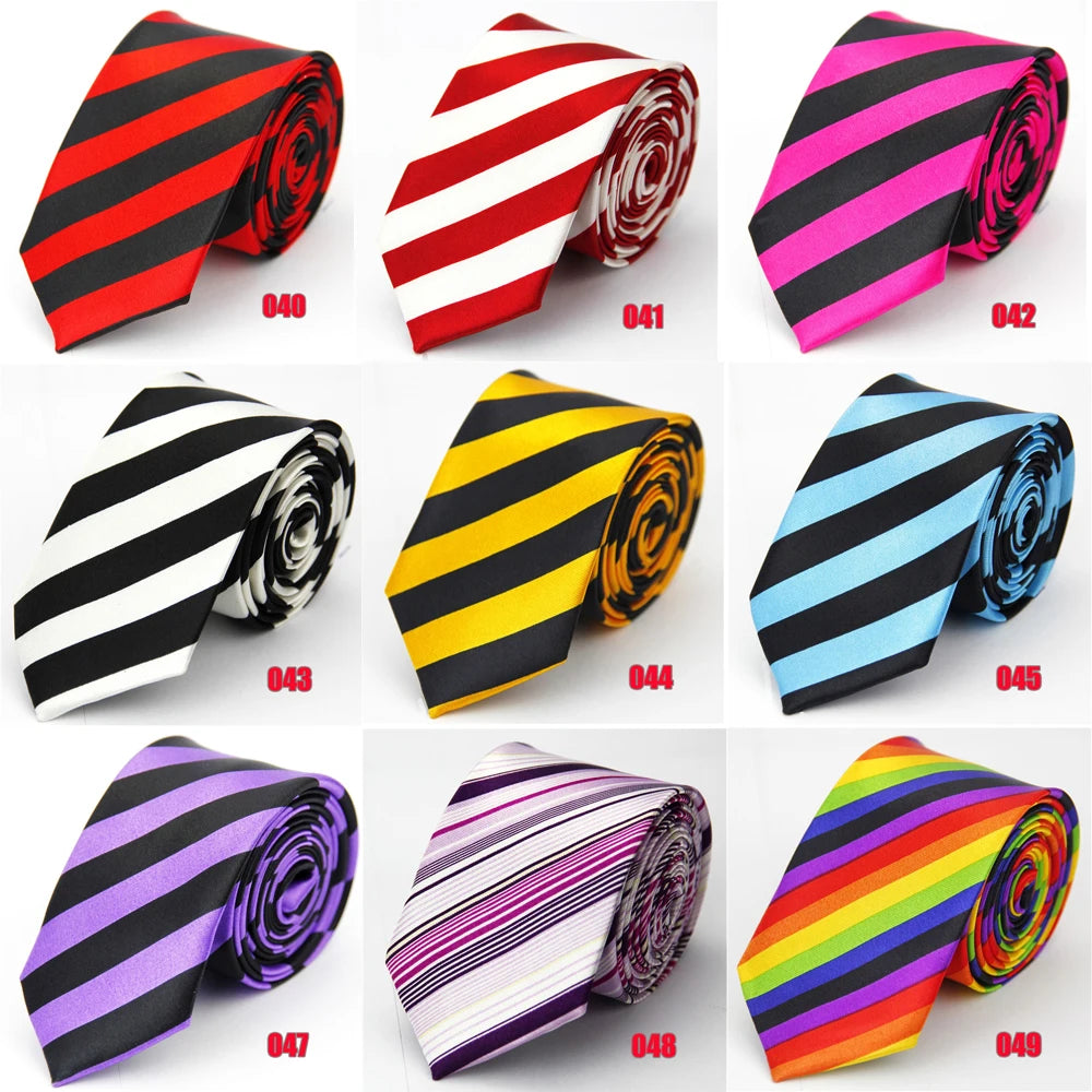 NoEnName_Null Silk Neck Tie - Plaid, Floral, Striped & More