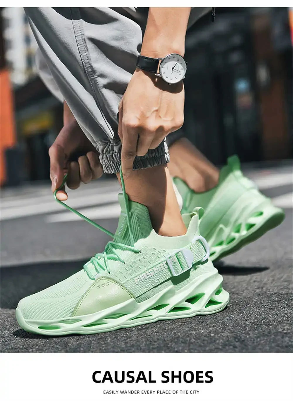 hundunsnake Breathable Mesh Lace-Up Casual Shoes for Men & Women – Lightweight & Non-Slip with Height Increase