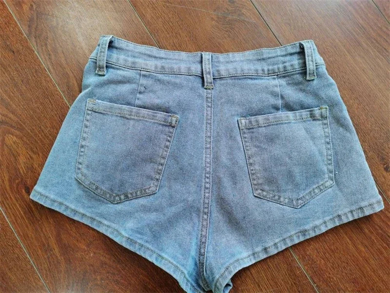 LINLING Women's Streetwear Denim 2-Piece Set – Summer 2024 Collection