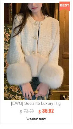 NoEnName_Null Women's Winter Splice Plush Scarf – Stylish & Cozy Casual Accessory