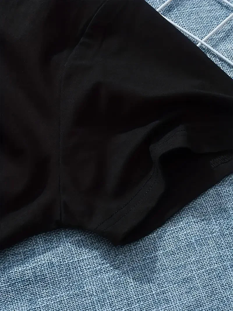 NoEnName_Null Casual Letter Print Polyester T-Shirt for Women - Comfortable Spring/Summer Top