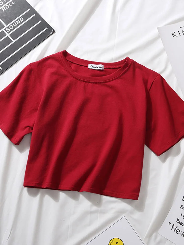 Women's Casual O-Neck Loose Fit Short Sleeve Tee – Summer 2025 | Dozw