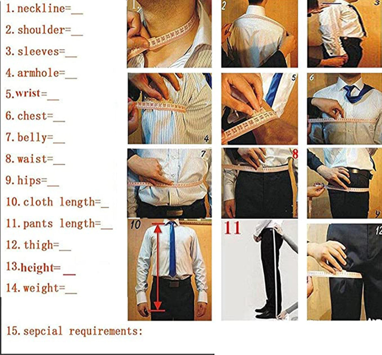 Brown Tweed Men 3 Pieces Formal Business Gentle-Mens Groom Wedding Dress Blazer Suits(Jacket+Pants+Vest)