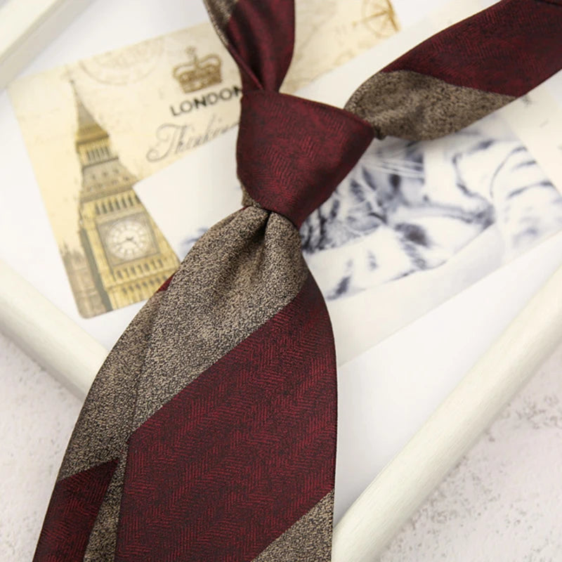Title: Striped Polyester Neck Tie