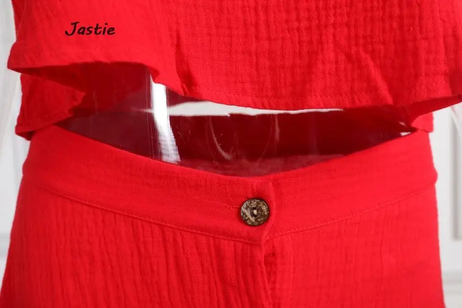 JASTIE Women's Casual A-Line Sleeveless Jersey Dress – Mid-Calf Length, Spring/Summer Style